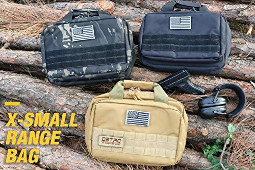 DBTAC Gun Range Bag Small 2X Pistol US Flag Patch, MOLLE Pouch, Universal  Holster Included - $31.19 (Free S/H over $25)