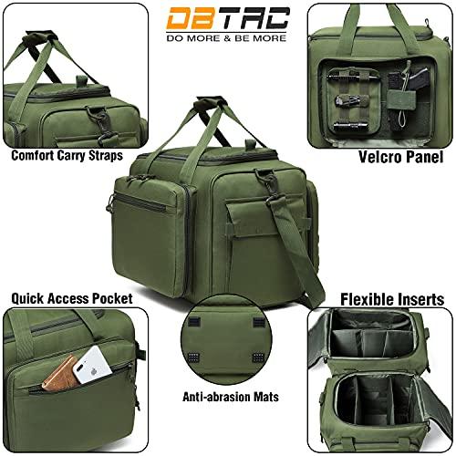 DBTAC Gun Range Bag Large Tactical 4+ Pistol Shooting Range for ...