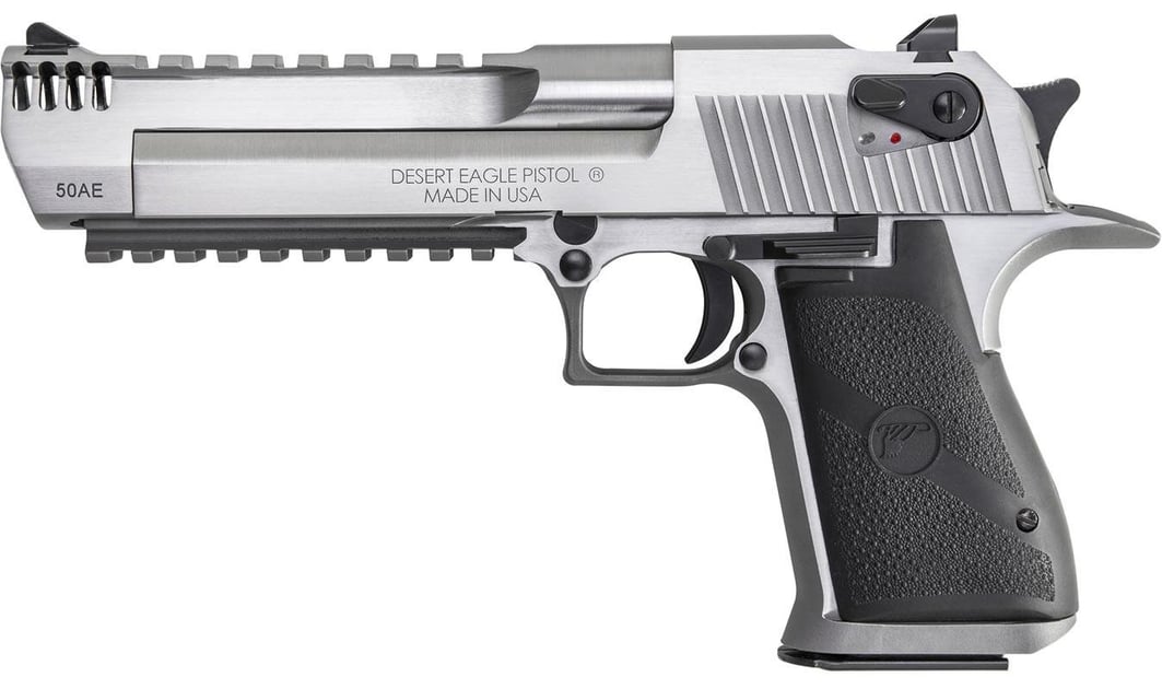 Magnum Research Desert Eagle .50 A.E. Stainless with Integral Muzzle ...