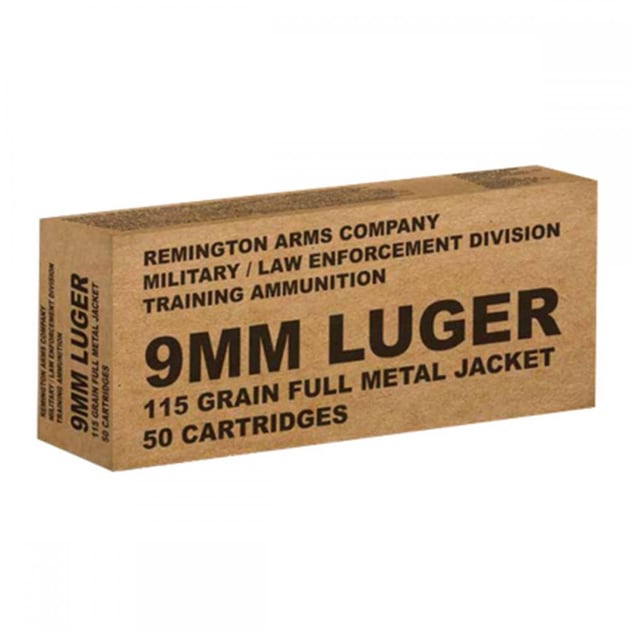 Remington MIL/LE 9mm 115Gr FMJ 500 Rnd - $199.99 after code 