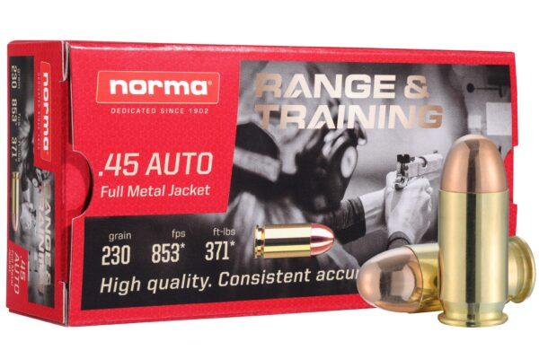 Norma Shooting .45 Auto - Train & Carry Bundle - MHP - 20 Rounds + FMJ ...