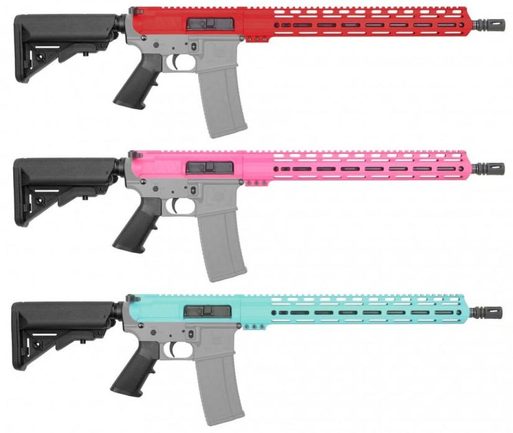 AR-15 Pink Cerakote SOPMOD Stock Buffer Kit