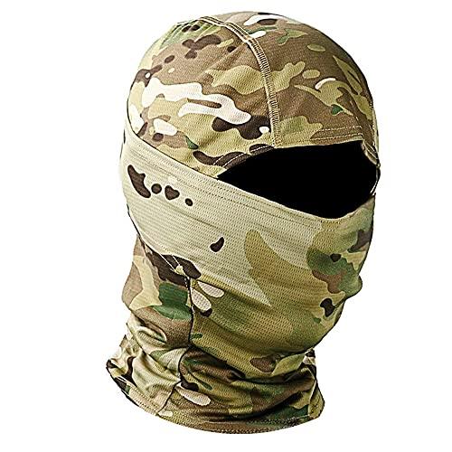 Military Camo Face Mask Bandana Balaclava Hood Headwear Wind-Resistant ...