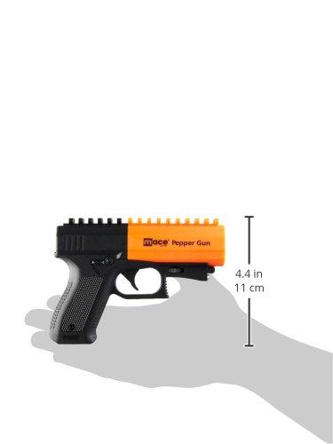  Mace Brand Self Defense Pepper Spray Gun 2.0 – Accurate 20'  Spray, Leaves UV Dye on Skin, Replaceable Cartridge (80406) — for  Women/Men, Made in the USA, Black /Orange,1 Pack : Everything Else