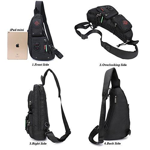 NICGID Sling Chest Bag (Black, Green, Navy) - $25.99 (Free S/H over $25 ...