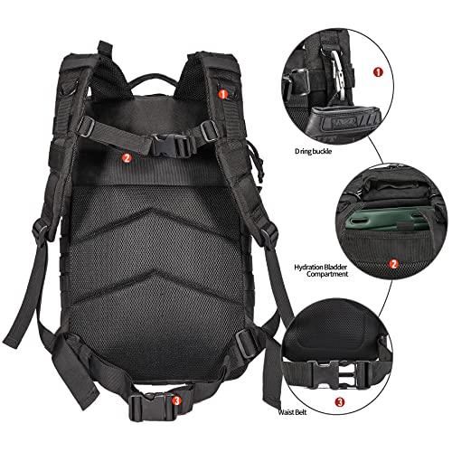 vAv YAKEDA 45L Military Tactical Backpack for Men Army Survival ...