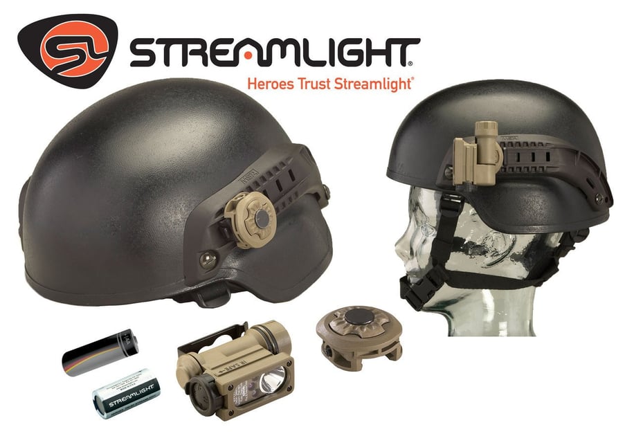 Streamlight Sidewinder Compact II Mil-Spec w/Helmet Rail Mount