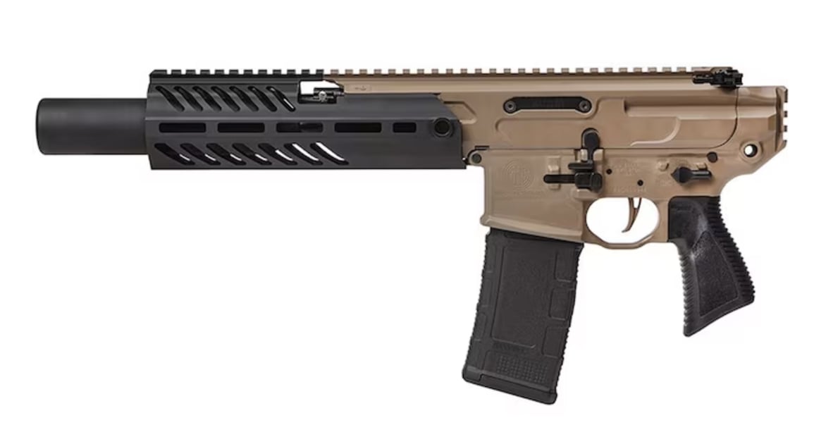 Sig Sauer MCX Rattler Canebrake Pistol 300 AAC Blackout (7.62x35mm) 5.5 ...