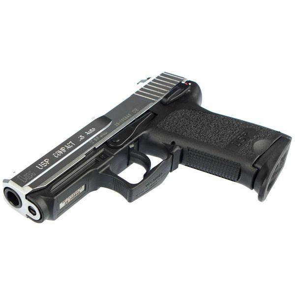 HK USP V1 Compact .45 ACP 3.78 8 Rd 3-Dot Sights Stainless CUSTOM LASER  PACKAGE - $699.99