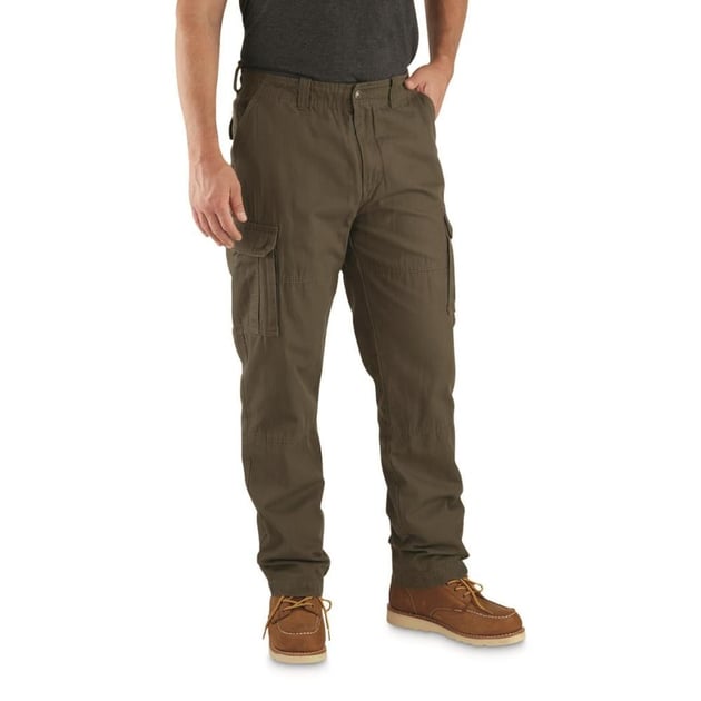 Guide Gear Men's Outdoor 2.0 Flannel-Lined Cotton Cargo Pants - $31.49 ...