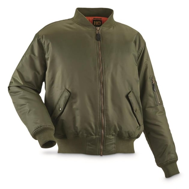 HQ Issue Men's Military Style MA-1 Flight Jacket - $24.75 (Buyer’s Club ...