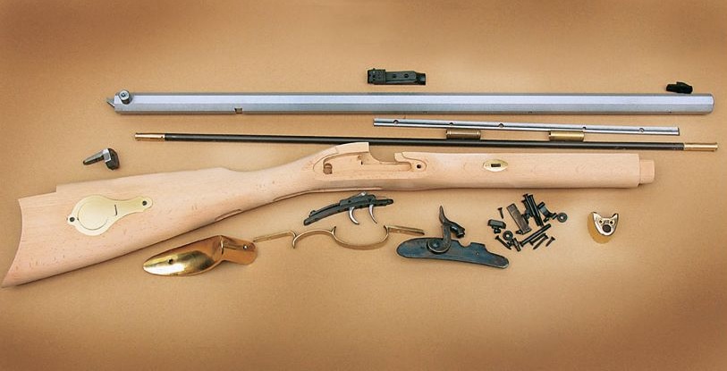 Traditions St. Louis Hawken Rifle Muzzleloader Kit, Percussion, .50 Cal: MGW