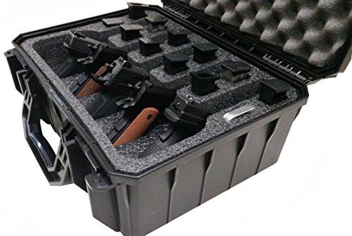Case Club Waterproof 5 Pistol Case With Silica Gel To Help Prevent Gun