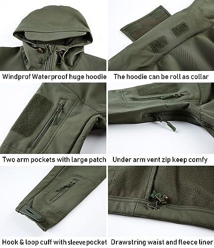 ReFire Gear Men's Army Special Ops Tactical Jacket Softshell Fleece ...