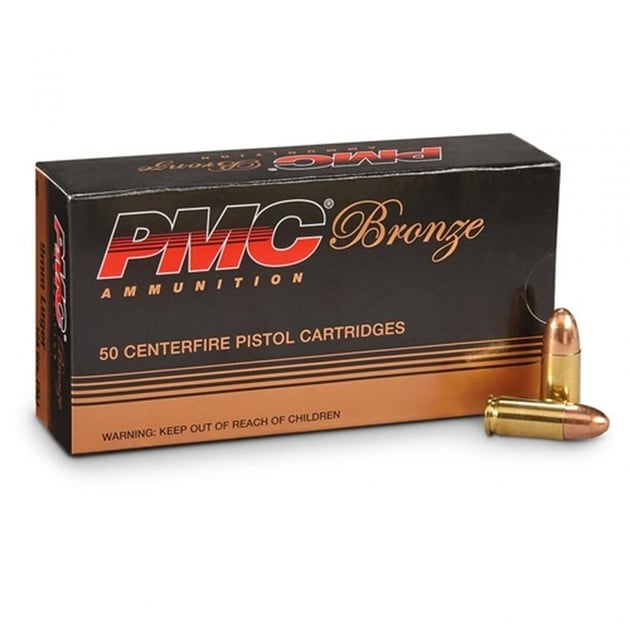 PMC Bronze 9mm 124 Grain FMJ 1000 Rounds - $259.99 | gun.deals