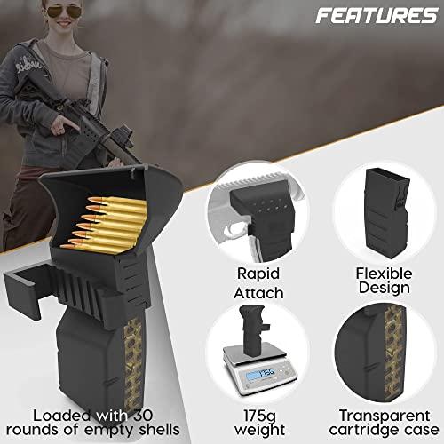  HoneyAce Brass Shell Catcher, Tactical Cartridge Release Shell  Collector Casing Catcher for Rifle Accessory Range Shooting : Sports &  Outdoors