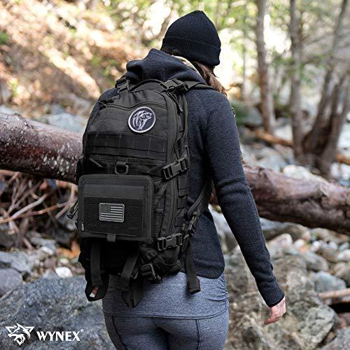 WYNEX Tactical Folding Admin Pouch, Molle Tool Bag of Laser-Cut Design ...