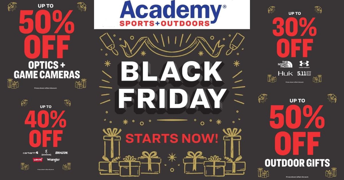 Academy Sports + Outdoors Black Friday 2021 Sale