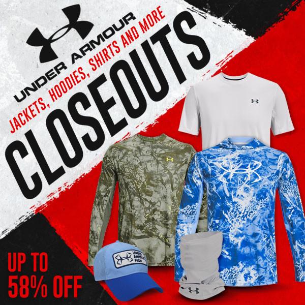 All Under Armour closeout deals! from $12.50 (Free S/H over $25