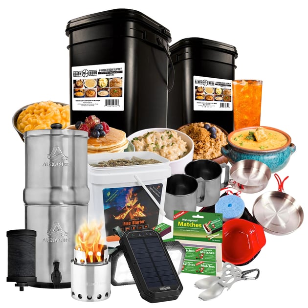 Ultimate Solar Power & Cooking Emergency Food Kit | My Patriot Supply | My Patriot Supply