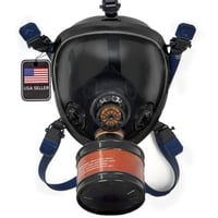 Parcil Distribution ST-100X Smoke Black Full Face Respirator - $69.98