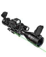  20% off MidTen 4-16x50 AO Hunting Rifle Scope Dual Illuminated Optics & Illuminated Reflex Sight 4 Holographic Reticle Red/Green Dot Sight & Laser Sight & Flashlight w/code C55GKR7A