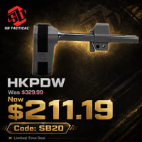 SB Tactical HKPDW Pistol Stabilizing Brace for HK Black - $211.19(CODE:SB20)