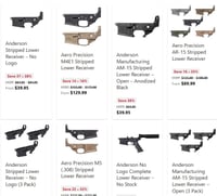 Get 15% off Lower Receivers with coupon code 