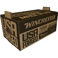 Winchester USA Forged - Steel Case Handgun Ammunition 9mm Luger 115gr FMJ 1190 fps 1000/ct Boxed Case - $208.99 w/ Code: "DG5"