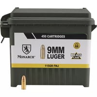 Monarch 9mm 115-Grain FMJ 450 Rounds - $94.99