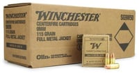 Winchester Target & Practice Service Grade 9mm 115-Gr. FMJ 1000 Rnds - $232.74 w/code 