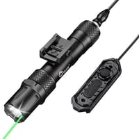40% OFF CVLIFE 1900 Lumens Picatinny Laser Light Combo, Rechargeable Flashlight Laser Combo for Rifle, Tactical Flashlight with Green Laser, Pressure Remote Switch Included w/code M9DDG2WU