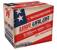 Winchester USA Valor 62gr FMJ M855 5.56x45 125 Rounds - $59.99 ($44.99 after 25% MIR) 