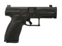 CZ P-10 C OR Ported 9mm 4.02" Bbl 15rd Optic Ready Pistol, 3-Dot Sights, Black - $449.99