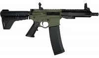 ATI Alpha Maxx Semi-Auto AR-15 Pistol,5.56 Nato/.223 Rem, 7.5" Bbl, 7" M-LOK Rail, 1-30 & 1-60 Rd Mag, Adjustable Brace, Flip Up Sights, Battlefield Green - $379.99