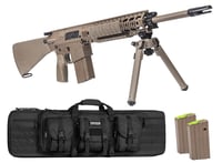 PSA Sabre-10 Forged 20" .308 Rifle w/ 12.5" Quad Rail, A1 Stock, Magpul Bi-Pod, 3 Mags - BLK Bag - $1299.99
