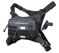 Chest Bag with Gun Holster fits Most Pistols, Tactical Chest Rig Vest, Running Chest Pack EDC for Men Women Sports Hiking - $23.99