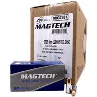 Magtech 9mm 115gr FMJ Steel Case 1000 Round Case 20 Boxes of 50 Rounds - $199.99