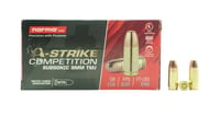 Norma A-Strike 9mm 158 Grain TMJ 1000 Rounds - $338.6 w/ Code: GUNDEALS10