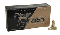 CCI Blazer Brass 9mm 125 Grain FMJ 50 Rounds - $19.99