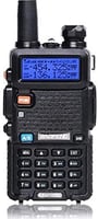 Baofeng UV-5R Two Way Radio Dual Band 144-148/420-450Mhz Walkie Talkie 1800mAh Li-ion Battery (Black) - $16