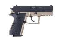 Arex Zero 1 Compact 9mm 3.85" Barrel 15rd Semi-Auto Pistol, 2 Mags, Graphite Black / FDE - $379.99