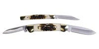 Buck Knives Collector's Tin Knife Set 2-Pack, Imitation Stag - $19.99
