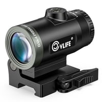 38% off CVLIFE Eaglefeather 3X/4X/5X Compact Magnifier with Quick-Release Mount, 3.54"/3.35"/3.14" Eye Relief,Large Field of View,Flip-to-Side red dot Magnifier, 2000G Shockproof,Absolute&Lower 1/3 Co-Witness w/code FM3LXQO2