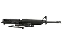 Aero Precision AR15 Complete Upper, 16in 5.56 Mid-Length Barrel w/ Pinned FSB, M4 Handguard, Includes BCG & CH, Anodized Black, APAR505731 - $257