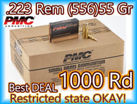 PMC .223 55gr FMJ 1000 Rnd Case - $383.65