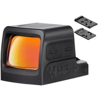 ZEROHAWK EM1 Enclosed Red Dot Sight with MOS/RMR to RMSc Adapter Plate, 2 & 32 MOA Multi Reticle System Micro Reflex Sight for Pistol, RMSc/K Footprint Compatible, Parallax-Free Sight (Black) - $149.99