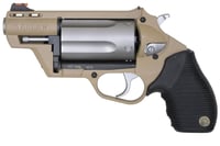 Taurus Judge Public Defender Poly 45/410 Flat Dark Earth Polymer Frame Revolver with Stainless Cylinder - $384.99 (Free S/H on Firearms)