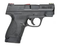 Smith & Wesson M&P40 Shield .40S&W 3.1" Barrel HiViz 2.0 6/7 Rds, Black - $331.99