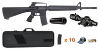 Type-A M16A2 Service 5.56mm 20" 30rd Rifle Bundle w/ Scope, Suppressor, 10 Mags, Bag & Swag - $2699.99 w/ Code: "SIZZLE"